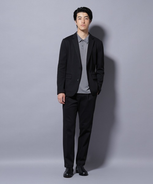 NANO universe（ナノユニバース）の「ストレッチカノコスラックス(セットアップ可)（スラックス・メンズ・チャコール/ネイビー/ブラック・XL/S/M/L）」の17枚目の写真