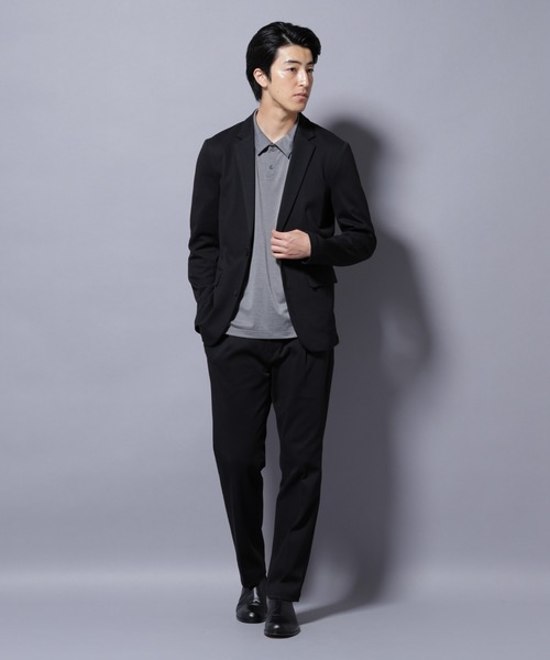 NANO universe（ナノユニバース）の「ストレッチカノコスラックス(セットアップ可)（スラックス・メンズ・チャコール/ネイビー/ブラック・XL/S/M/L）」の10枚目の写真