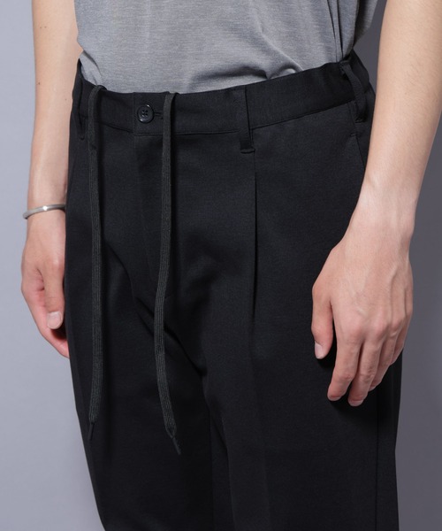 NANO universe（ナノユニバース）の「ストレッチカノコスラックス(セットアップ可)（スラックス・メンズ・チャコール/ネイビー/ブラック・XL/S/M/L）」の7枚目の写真