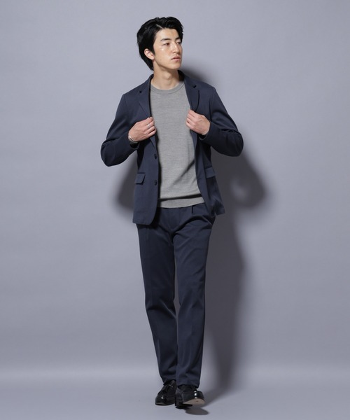 【極美品】 ナノ・ユニバース カレナン コラボ スーツ セット ストレッチ セール】ストレッチカノコスラックス(セットアップ可)（スーツパンツ