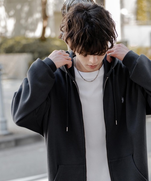 U.S. POLO ASSN. ユーエスポロアッスン オーバーサイズ裏起毛ワン