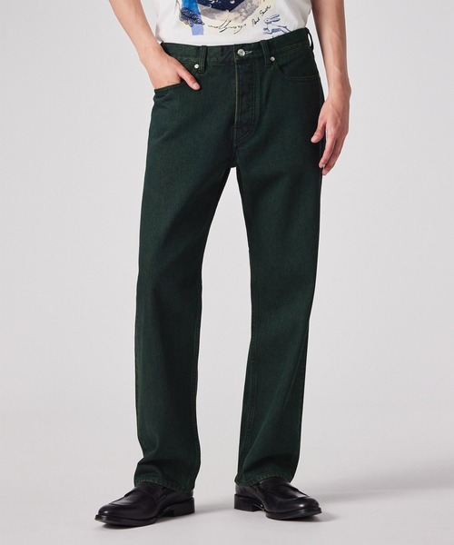 ダークグリーン オーバーダイ ジーンズ / 253119 842YD（デニムパンツ