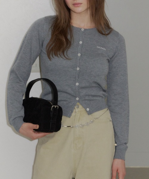 セール】scallop knit cardigan / スカラップニットカーディガン