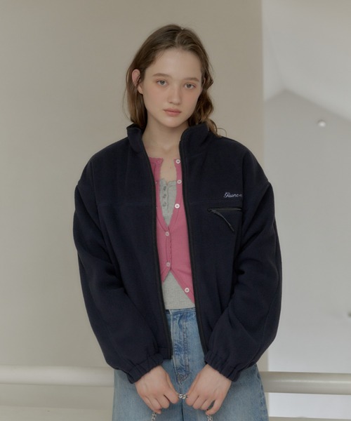 GIUNON(ジウノン)の「scallop knit cardigan / スカラップニットカーディガン(カーディガン/ボレロ・レディース・ピンク/グレー/ブラック/オリーブ・FREE)」の8枚目の写真