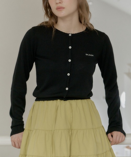 scallop knit cardigan / スカラップニットカーディガン（カーディガン