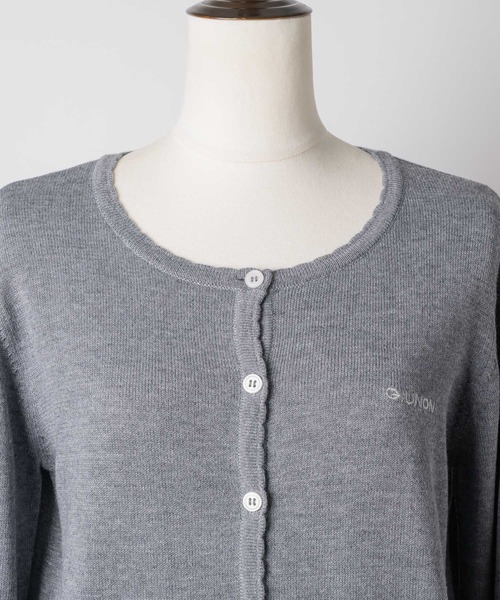 scallop knit cardigan / スカラップニットカーディガン（カーディガン