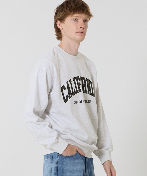 CVC裏毛ワッペンロゴトレーナー（スウェット）｜coca（coca）（コカ