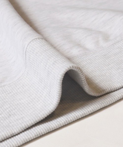 coca（coca）（コカ）の「【WEB限定セール】CVC裏毛ワッペンロゴトレーナー（スウェット・メンズ・ネイビー/チャコール/ダークブラウン/ライトグレー・XL/M/L）」の13枚目の写真