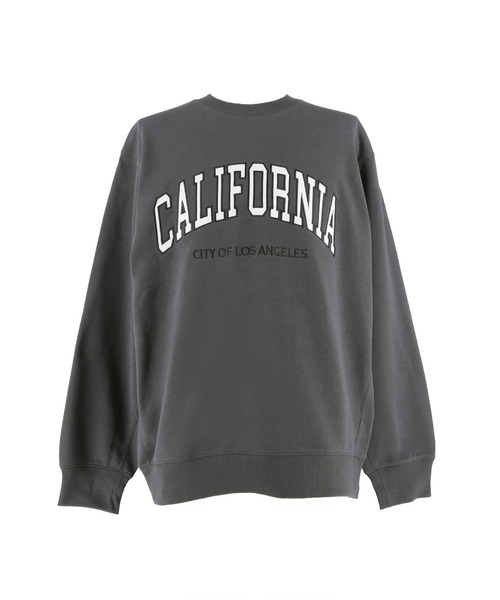 CVC裏毛ワッペンロゴトレーナー（スウェット）｜coca（coca）（コカ