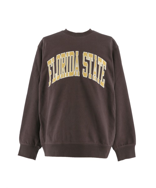 coca（coca）（コカ）の「【WEB限定セール】CVC裏毛ワッペンロゴトレーナー（スウェット・メンズ・ネイビー/チャコール/ダークブラウン/ライトグレー・XL/M/L）」の10枚目の写真