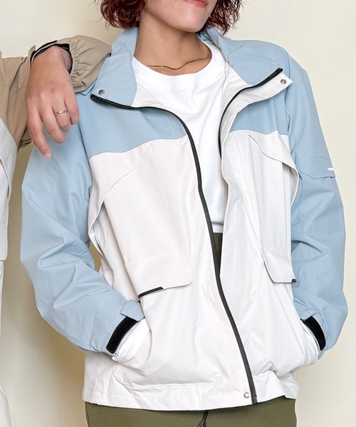 aimoha(アイモハ)の「aimoha men マウンテンフードパーカージャケット/MOUNTAIN HOODED PAKA JACKET(マウンテンパーカー・メンズ・ブルー/グリーン/ベージュ・MEDIUM/LARGE)」の1枚目の写真