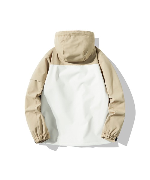 aimoha(アイモハ)の「aimoha men マウンテンフードパーカージャケット/MOUNTAIN HOODED PAKA JACKET(マウンテンパーカー・メンズ・ブルー/グリーン/ベージュ・MEDIUM/LARGE)」の18枚目の写真