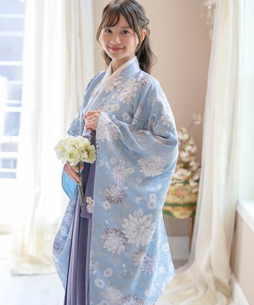 袴一体型着物ワンピース【ZOZO限定先行予約】（着物