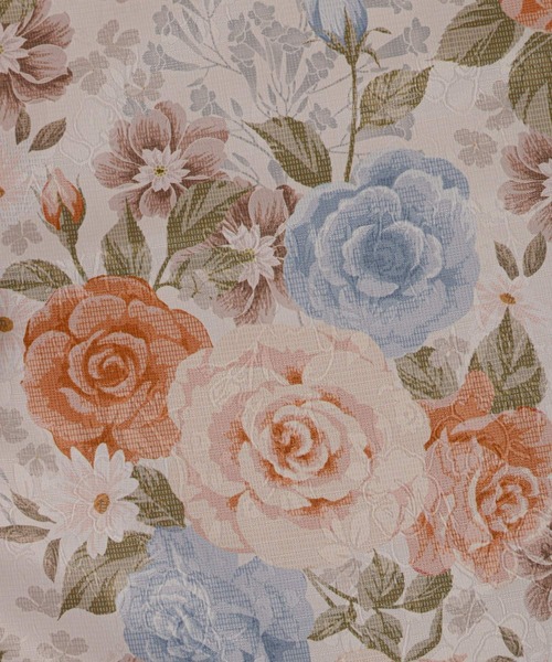 Catherine Cottage（キャサリンコテージ）の「袴一体型着物ワンピース（着物・キッズ・ミント/イエロー/パープル/ネイビー系1/レッド/ピンク/モーブ系/サックスブルー/スカイブルー/ナチュラル/ブルー/ネイビー系2・110/120/130/140/150/160）」の14枚目の写真