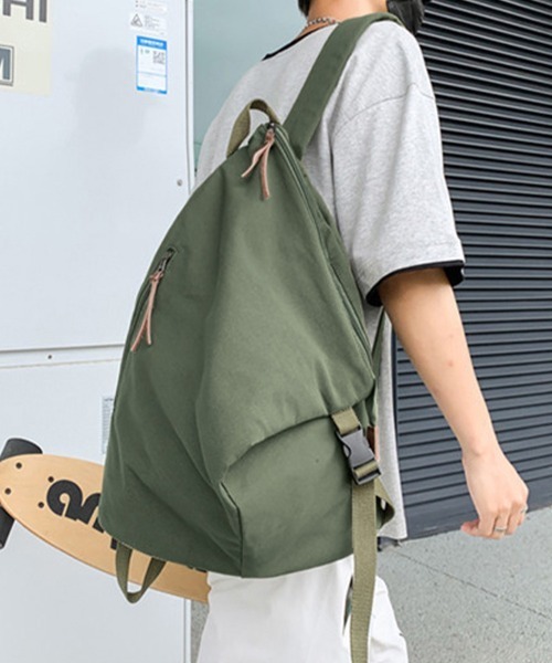 ReRe（リリ）の「カジュアルデイリーバックパック（バックパック/リュック・レディース・ブラック/カーキ/ホワイト/ブラウン・FREE）」の13枚目の写真