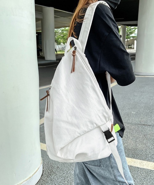ReRe（リリ）の「カジュアルデイリーバックパック（バックパック/リュック・レディース・ブラック/カーキ/ホワイト/ブラウン・FREE）」の16枚目の写真