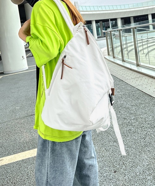 ReRe（リリ）の「カジュアルデイリーバックパック（バックパック/リュック・レディース・ブラック/カーキ/ホワイト/ブラウン・FREE）」の18枚目の写真