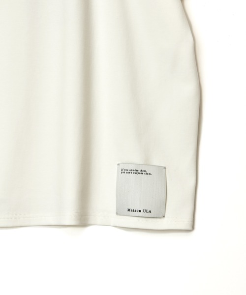 Maison ULA(メゾンウラ)の「【Maison ULA】スイッチングプリントTシャツ(Tシャツ/カットソー・メンズ・ブラック/オフホワイト・1/2)」の19枚目の写真