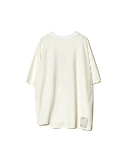 Maison ULA(メゾンウラ)の「【Maison ULA】スイッチングプリントTシャツ(Tシャツ/カットソー・メンズ・ブラック/オフホワイト・1/2)」の14枚目の写真