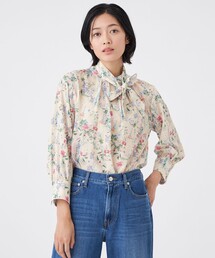 トランスワーク　花柄　トップス　新品未着用 TRANS WORK｜トランスワークのトップス（花柄・ボタニカル柄