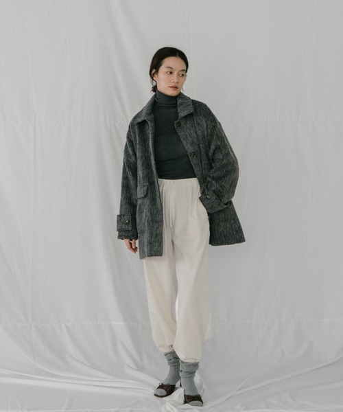 duei(デュイ)の「シャギーミドルコート(その他アウター・レディース・ブラウン/チャコールグレー・FREE)」の17枚目の写真