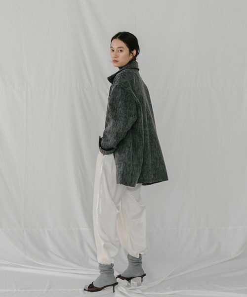 duei(デュイ)の「シャギーミドルコート(その他アウター・レディース・ブラウン/チャコールグレー・FREE)」の18枚目の写真
