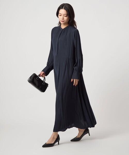 中古　ワンピ　150 キリカエ ギャザー ワンピース 3（ドレス）｜green label relaxing