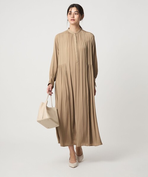 キリカエ ギャザー ワンピース 3（ドレス）｜green label relaxing