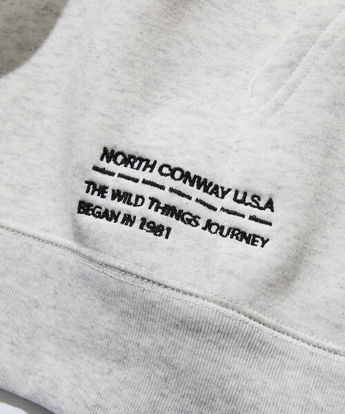 FREAK'S STORE（フリークスストア）の「限定展開 WILD THINGS×FREAK'S STORE/ワイルドシングス 別注 ビッグシルエット マルチプリントデザイン パーカー / フーディ（パーカー・メンズ・グレイッシュベージュ/ブラック/アッシュグレー/スミクロ・SMALL/MEDIUM/LARGE）」の22枚目の写真