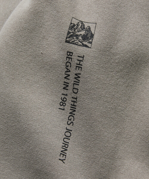 FREAK'S STORE（フリークスストア）の「限定展開 WILD THINGS×FREAK'S STORE/ワイルドシングス 別注 ビッグシルエット マルチプリントデザイン パーカー / フーディ（パーカー・メンズ・グレイッシュベージュ/ブラック/アッシュグレー/スミクロ・SMALL/MEDIUM/LARGE）」の16枚目の写真