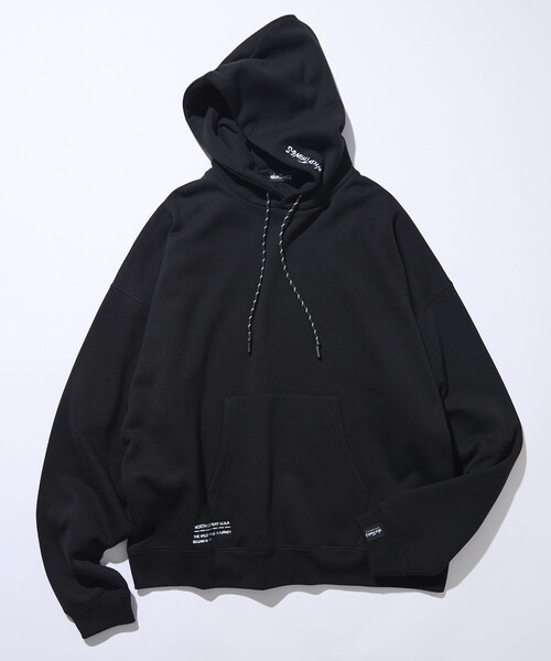 FREAK'S STORE（フリークスストア）の「限定展開 WILD THINGS×FREAK'S STORE/ワイルドシングス 別注 ビッグシルエット マルチプリントデザイン パーカー / フーディ（パーカー・メンズ・グレイッシュベージュ/ブラック/アッシュグレー/スミクロ・SMALL/MEDIUM/LARGE）」の8枚目の写真