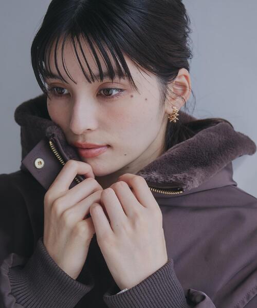 THE SHOP TK （ザ ショップ ティーケー ）の「【2WAY/洗える】リバーシブル フェイクファーブルゾン（ブルゾン・レディース・ダークブラウン/ナチュラル/ブラック・12/13/14）」の10枚目の写真