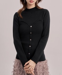 リブ編みニット」に該当するレディースのニット/セーターファッション