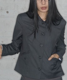 .KOM（ドットコム）の「A'GEM/9 × .kom 『FANCY CLUB/ファンシークラブ』 CLASSIC BUTTON POINT JACKET/ボタン ポイント ジャケット（テーラードジャケット）」