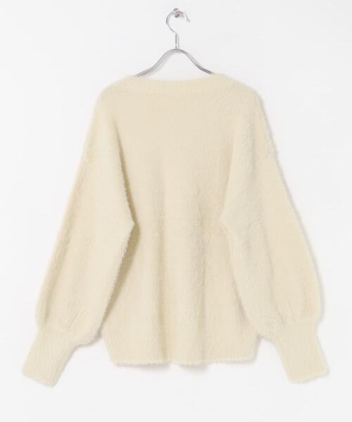 ITEMS URBANRESEARCH(アイテムズ アーバンリサーチ)の「シャギークルーネックニット(ニット/セーター・レディース・チャコールグレー/ネイビー/アイボリー/その他1・FREE)」の19枚目の写真