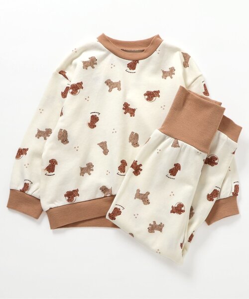 新品 上下セット トイプードル パジャマ 宅配便】もこもこトイプードルルームウエア／roomwear197 | DAY CLOSET