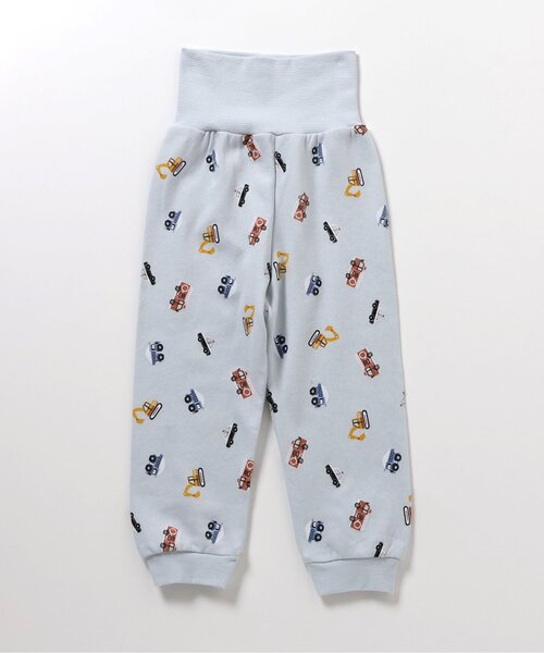 apres les cours(アプレレクール)の「トイプードル・くるま柄裏毛パジャマ(ルームウェア/パジャマ・キッズ・サックスブルー/ブラウン・90/110/120/80/100/130)」の8枚目の写真