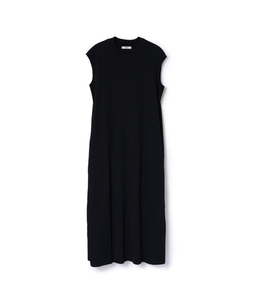 NON TOKYO/ノントーキョー/プリントリブノースリーブワンピース