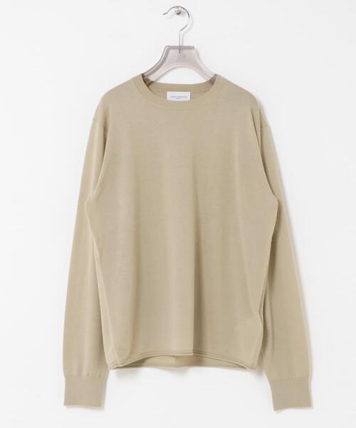 URBAN RESEARCH(アーバンリサーチ)の「new basic Lisse Cashmere crew knit(ニット/セーター・レディース・チャコールグレー/ベージュ系その他/ブルー系その他・FREE)」の12枚目の写真