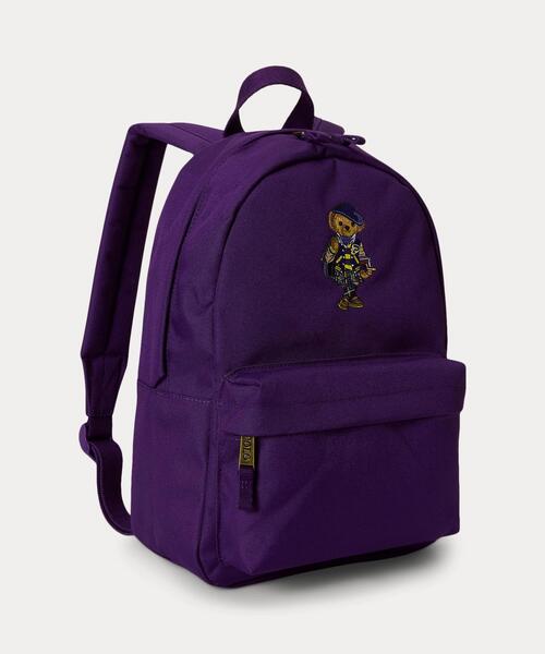 POLO RALPH LAUREN CHILDRENSWEAR（ポロ ラルフ ローレン チルドレンズウェア）の「Polo ベア スモール バックパック（バックパック/リュック・キッズ・パープル・ONE）」の2枚目の写真