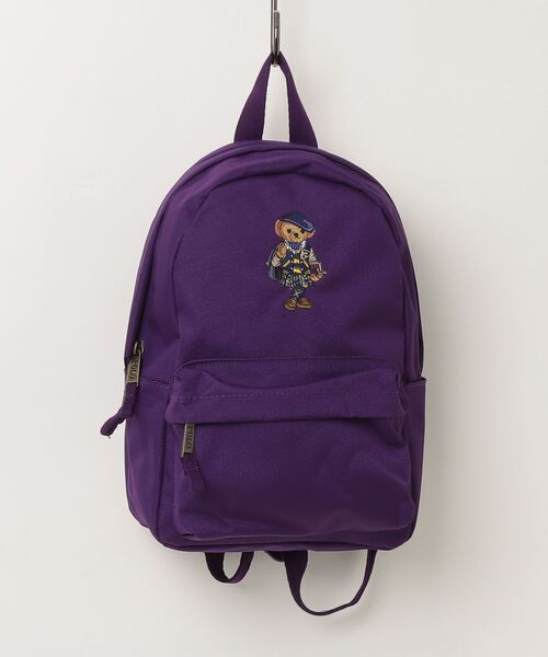 POLO RALPH LAUREN CHILDRENSWEAR（ポロ ラルフ ローレン チルドレンズウェア）の「Polo ベア スモール バックパック（バックパック/リュック・キッズ・パープル・ONE）」の6枚目の写真