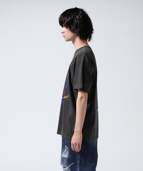 ROYAL FLASH(ロイヤルフラッシュ)の「guernika/ゲルニカ/ORION THE DRAFT ART PRINT T-SHIRT (SPECIAL VINTAGE)(Tシャツ/カットソー・メンズ・ブラック系その他・XL/2XL/L)」の12枚目の写真