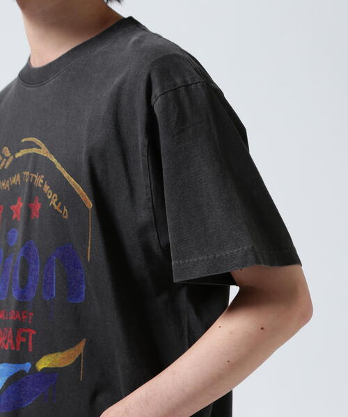 ROYAL FLASH(ロイヤルフラッシュ)の「guernika/ゲルニカ/ORION THE DRAFT ART PRINT T-SHIRT (SPECIAL VINTAGE)(Tシャツ/カットソー・メンズ・ブラック系その他・XL/2XL/L)」の22枚目の写真