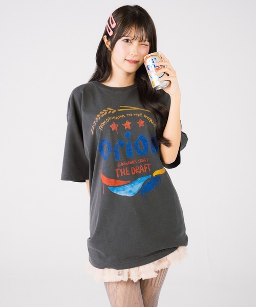 ROYAL FLASH(ロイヤルフラッシュ)の「guernika/ゲルニカ/ORION THE DRAFT ART PRINT T-SHIRT (SPECIAL VINTAGE)(Tシャツ/カットソー・メンズ・ブラック系その他・XL/2XL/L)」の5枚目の写真