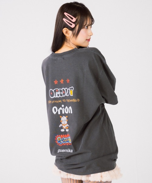 ROYAL FLASH(ロイヤルフラッシュ)の「guernika/ゲルニカ/ORION THE DRAFT ART PRINT T-SHIRT (SPECIAL VINTAGE)(Tシャツ/カットソー・メンズ・ブラック系その他・XL/2XL/L)」の4枚目の写真