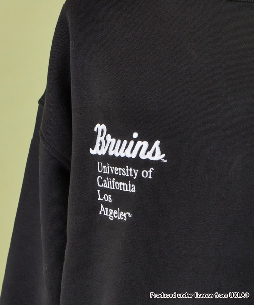 GOOD ROCK SPEED(グッドロックスピード)の「GOOD ROCK SPEED/グッドロックスピード UCLA COLLEGE DESIGN SWEAT カレッジ 刺繍ロゴ クルーネックスウェット(スウェット・レディース・ブラック・FREE)」の12枚目の写真