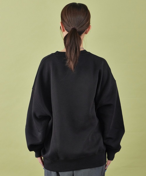 GOOD ROCK SPEED(グッドロックスピード)の「GOOD ROCK SPEED/グッドロックスピード UCLA COLLEGE DESIGN SWEAT カレッジ 刺繍ロゴ クルーネックスウェット(スウェット・レディース・ブラック・FREE)」の15枚目の写真