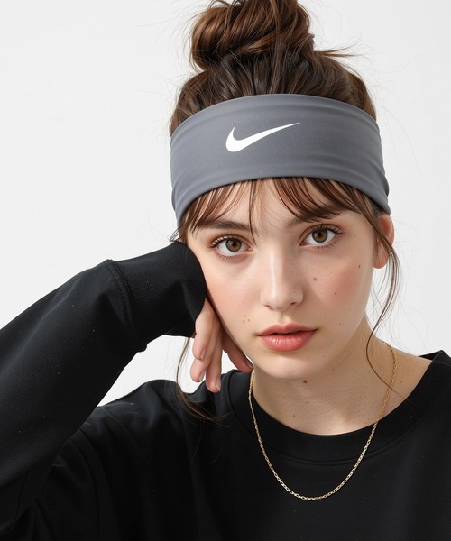 NIKE（ナイキ）の「【NIKE/ナイキ 】Dri-Fit フューリー ワイドヘッドバンド（ヘアバンド・メンズ・ブラック/グレー/ブルー/ホワイト/グリーン系/レッド/ワインレッド/ネイビー・FREE）」の21枚目の写真