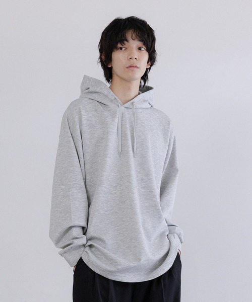 LOWRYS FARM(ローリーズファーム)の「【LFM(U)】TPRUフーディ-Tロングスリーブ 608035(Tシャツ/カットソー・メンズ・ホワイト/ブラック/グレー・LARGE/MEDIUM)」の3枚目の写真