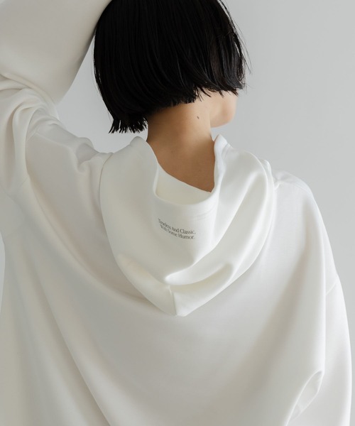 LOWRYS FARM(ローリーズファーム)の「【LFM(U)】TPRUフーディ-Tロングスリーブ 608035(Tシャツ/カットソー・メンズ・ホワイト/ブラック/グレー・LARGE/MEDIUM)」の18枚目の写真